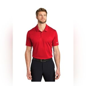 Nike Golf Dri-Fit Polo in University Red sz XL